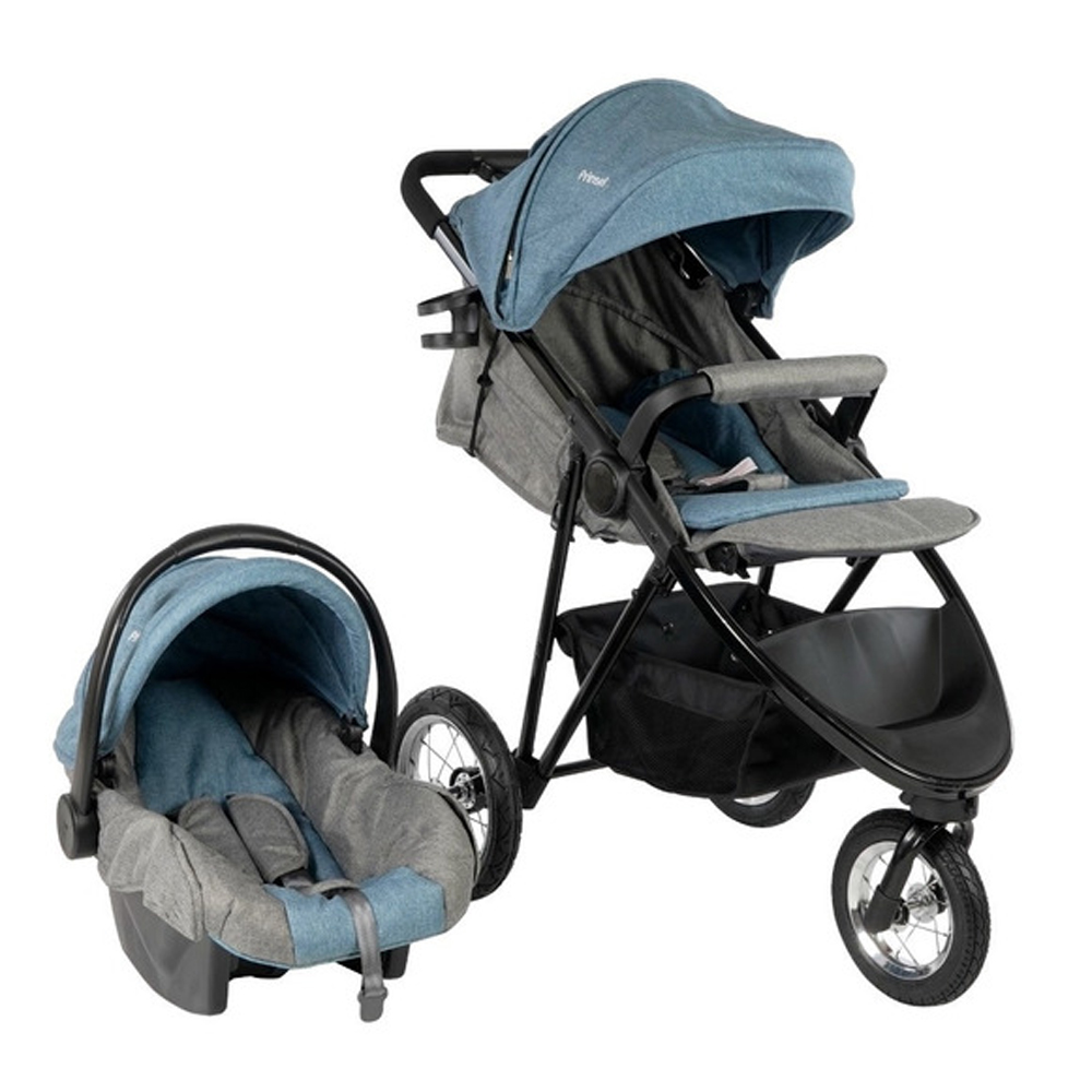 Imagen de Carreola Prinsel  Mod. 5124 E  Travel System Fox Light Azul